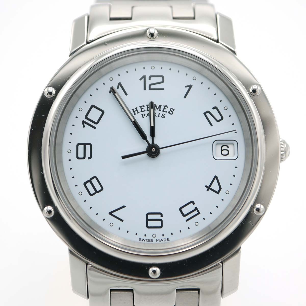 ✴お値下げ✴エルメス　クリッパー　CL6.720 HERMES】エルメス『クリッパー』CL6.720 メンズ クォーツ 1ヶ月