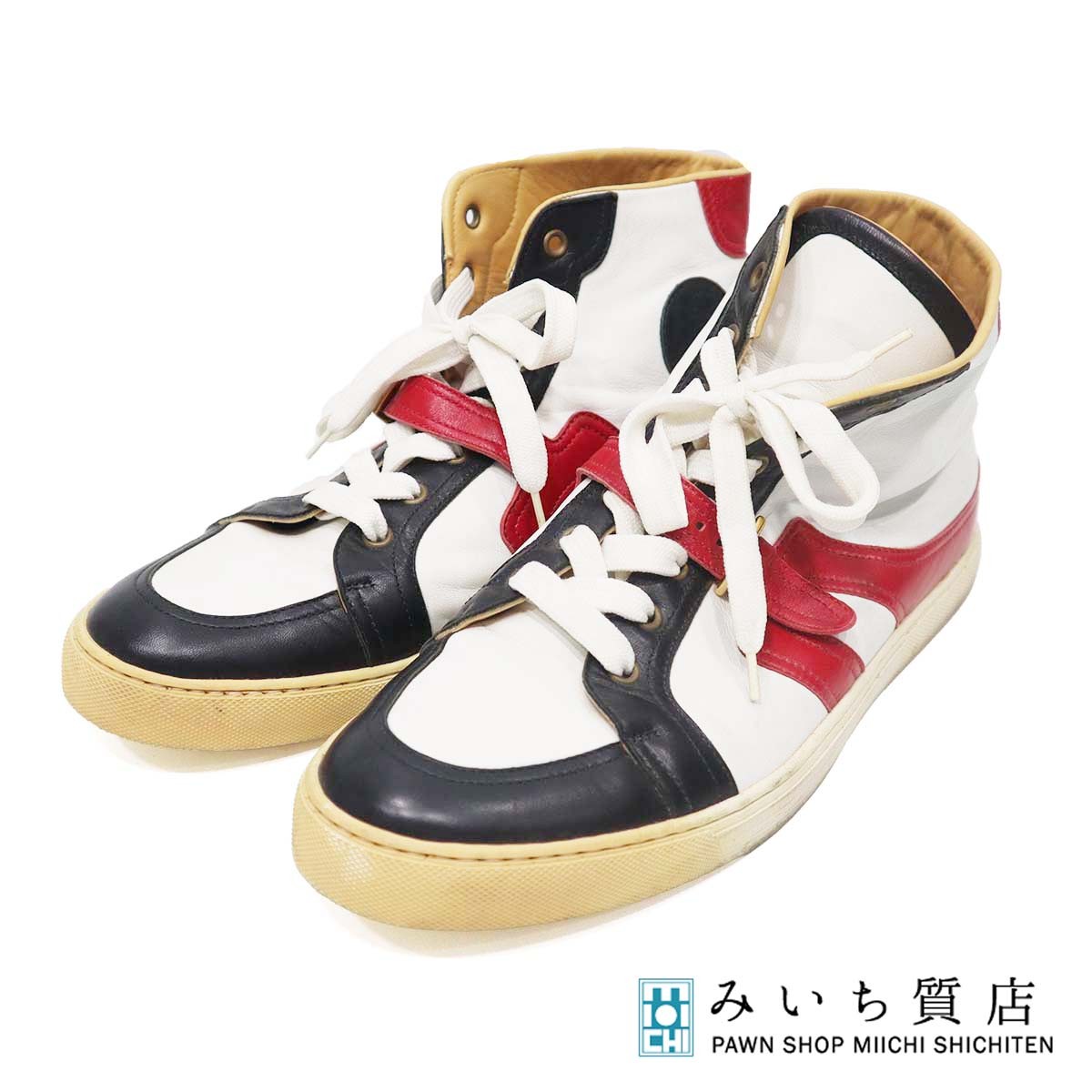 楽天市場】【緑屋質屋】エルメス ハイカット スニーカー ジミー