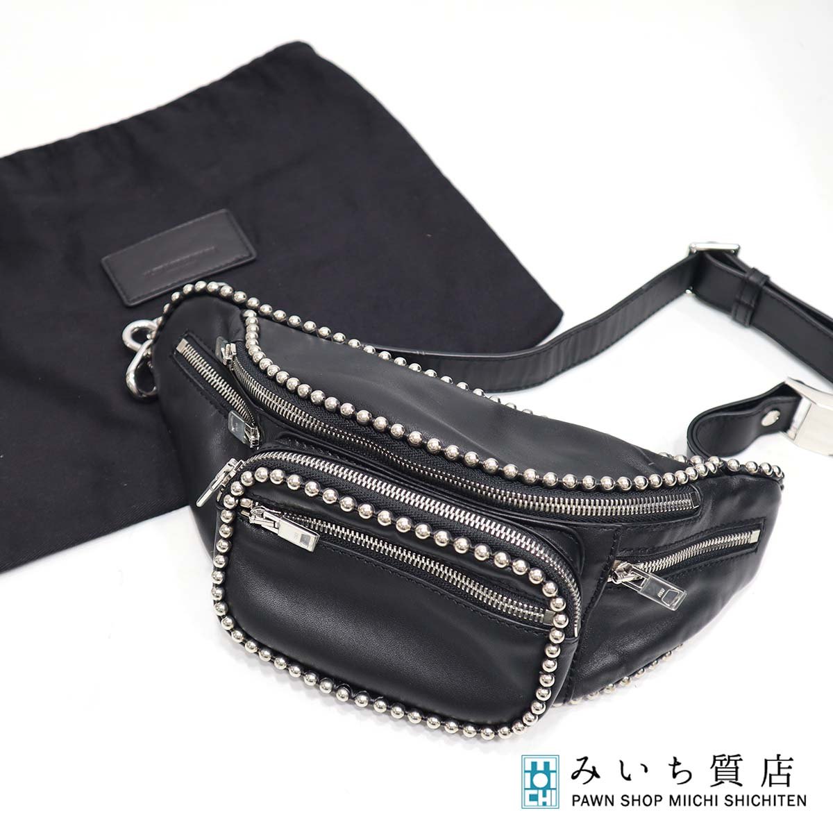 アレキサンダーマックイーン　ウエストポーチ h27035f_2.jpg