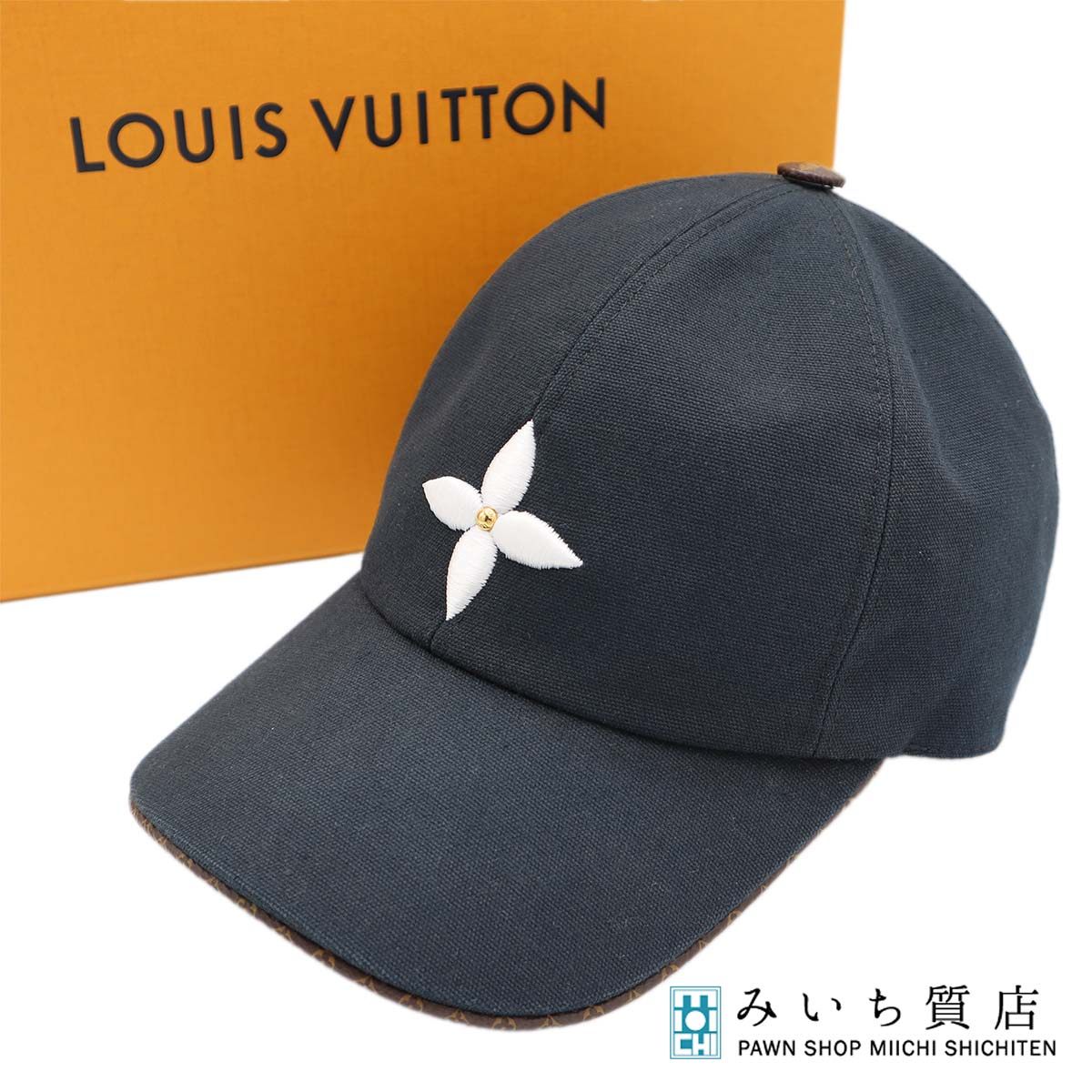 LOUIS VUITTON キャップ【美品】 楽天市場】質屋 LV ルイヴィトン キャップ MP3293 モノグラム フラワー