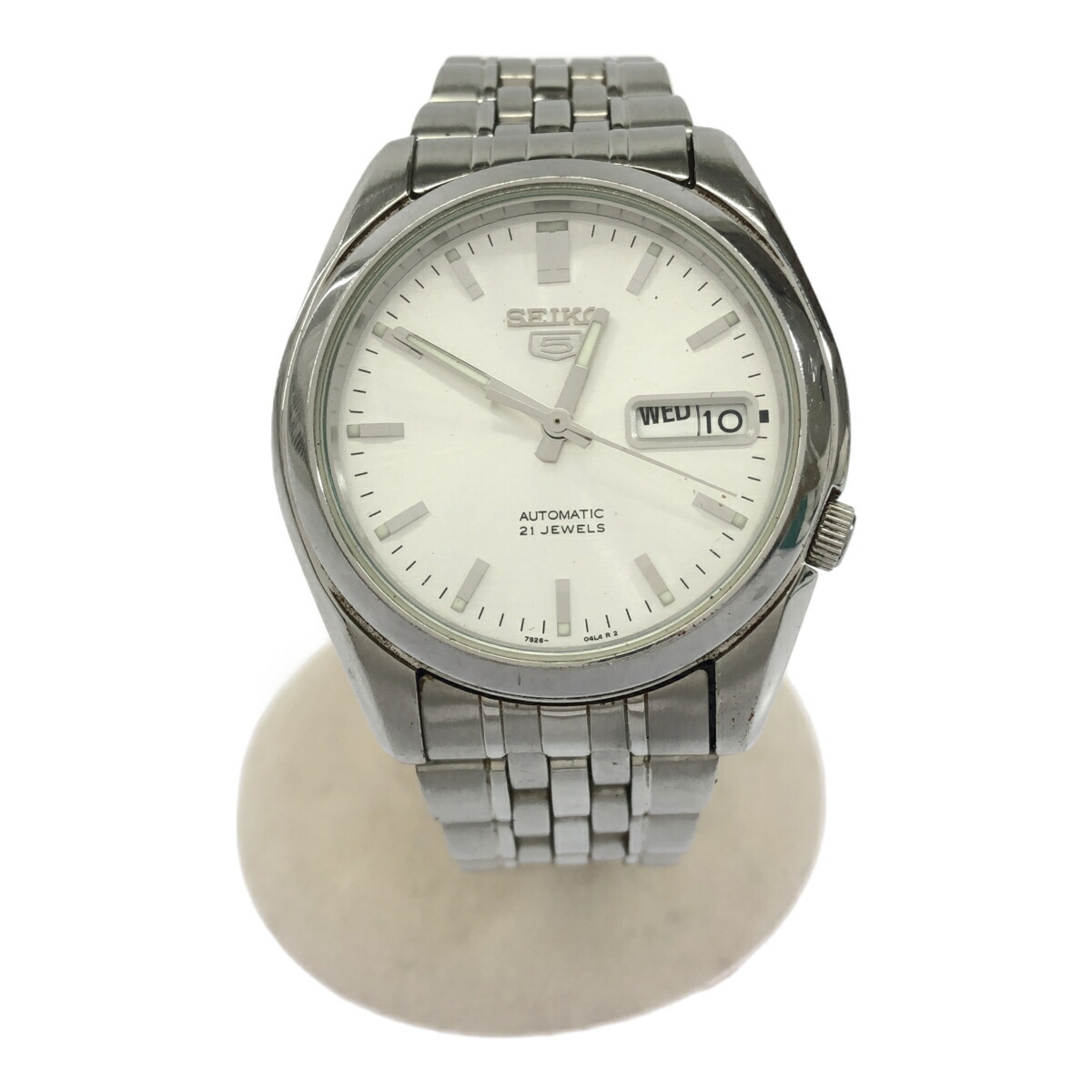 楽天市場】質屋 腕時計 稼働 セイコー 5 ファイブ SEIKO アイスブルー