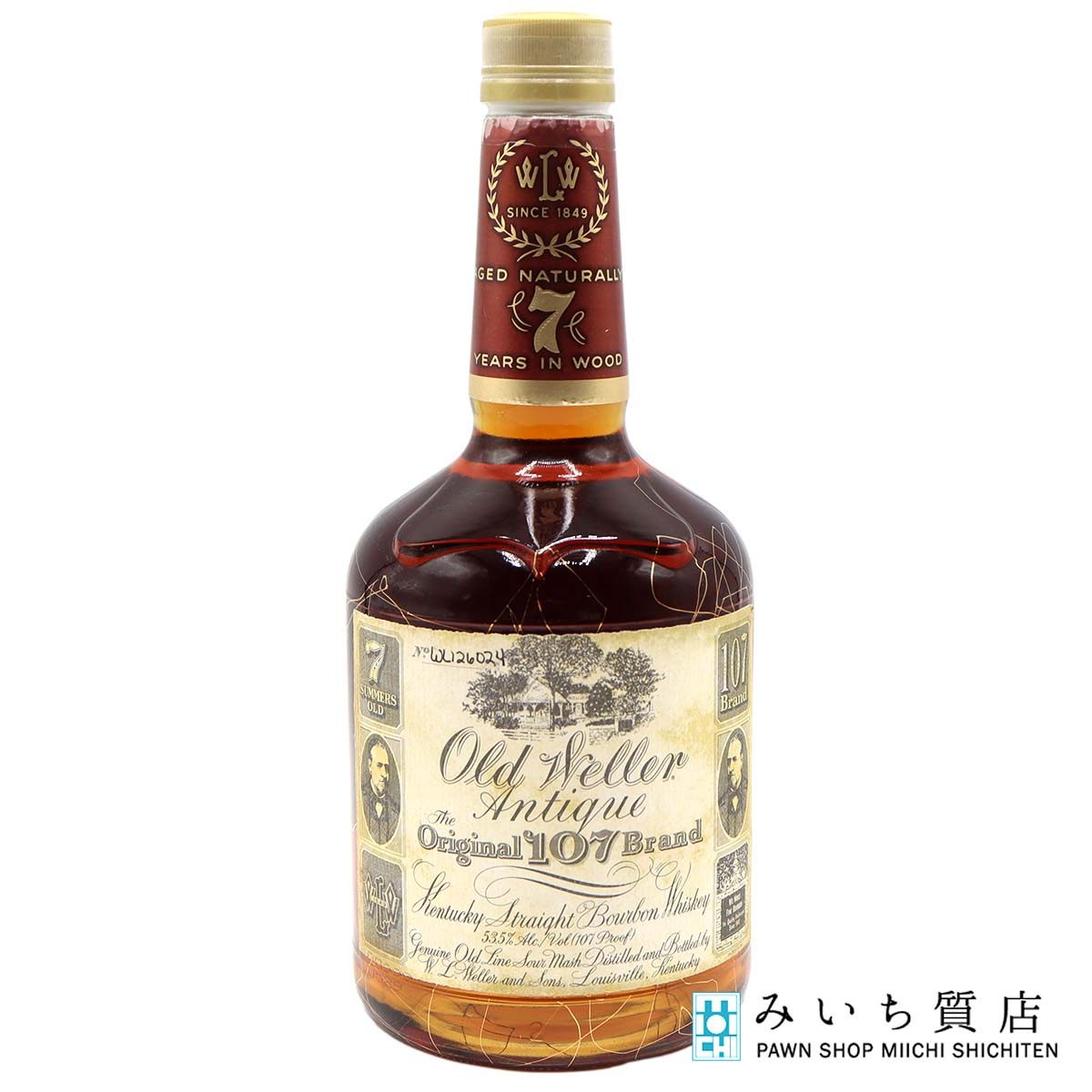 楽天市場】Old Weller オールド ウェラー original 107 proof 750ml