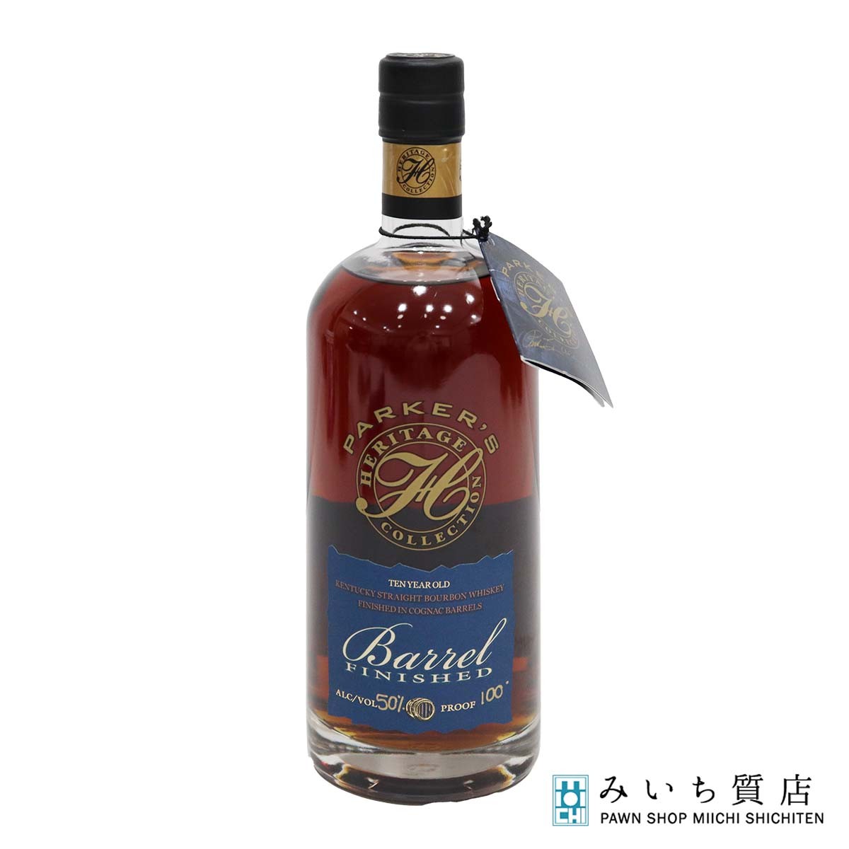 質屋 お酒 未開栓 PARKER'S パーカーズ ヘリテージ ウィスキー 10年 コニャック樽 バレル・フィニッシュ 50％ 750ml 23k353-28 みいち質店｜みいち質店