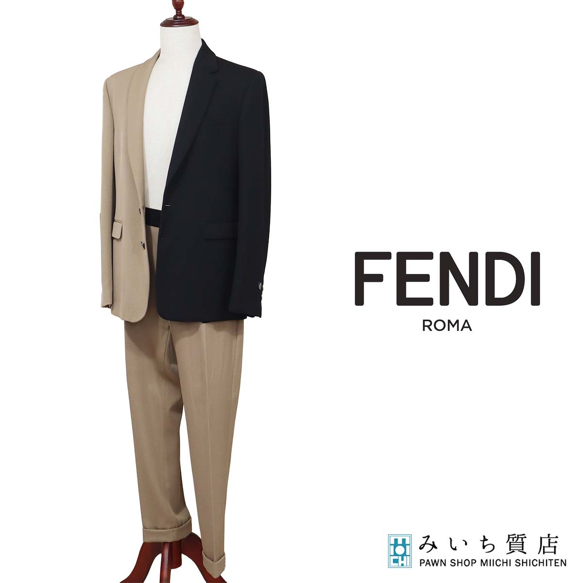 楽天市場】【送料無料】FENDI フェンディ セットアップ スーツ メンズ
