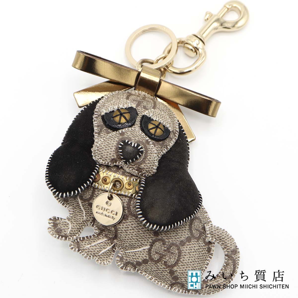 楽天市場】グッチ GGプラス グッチョリ チワワ チャーム バッグ