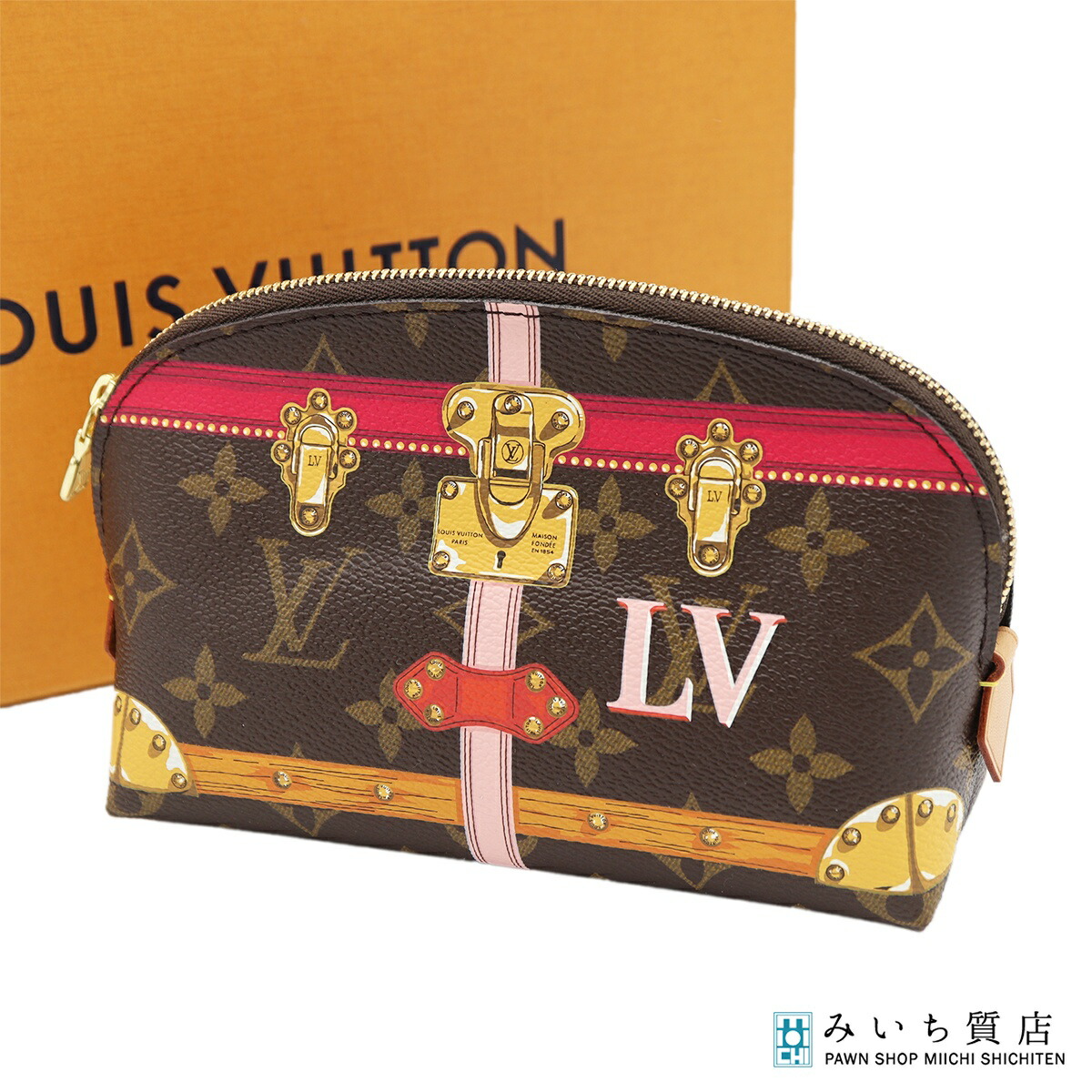 一六銀行 LOUIS VUITTON ルイヴィトン LV M43615 モノグラム イディール ポシェット･コスメティック 車寄せ 小入れもの 箱袋有 H21688 みいち質店