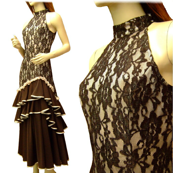 フラメンコ衣装一式 フラメンコ衣装 ペチコート スカート ダンス衣装 ロングスカート