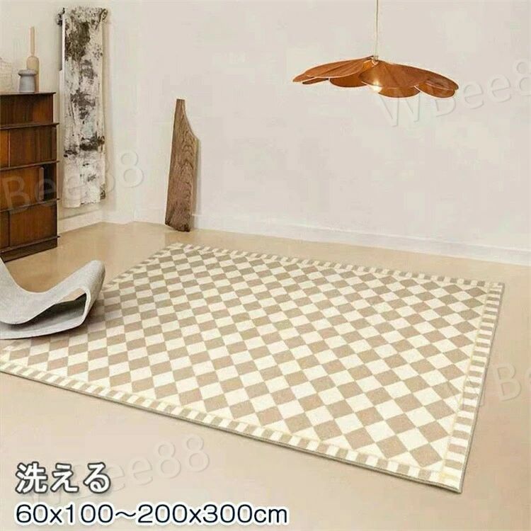 引っ敷き 洗える 引っ敷き 200x300糎 引っ敷き 60x100糎 引っ敷き 今めかしい 北欧 引っ敷き オール時節 夏 冬 ウォッシャブル 上滑り打ちきり 大判