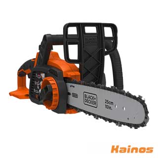 ブラックアンドデッカー 18V チェーンソー 25cm セット品 【GKC1825L2】 (BLACK AND DECKER 丸太 木 切断 ガーデニング 園芸)