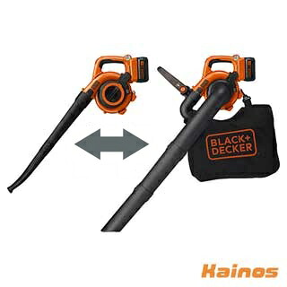 ブラックアンドデッカー 36V ガーデンブロワーバキューム 書き割り品 【GWC36N】 (BLACK AND DECKER 落ち葉 枯れ葉 ブロワー バキューム  洗い濯ぎ 園芸 ガーデニング)