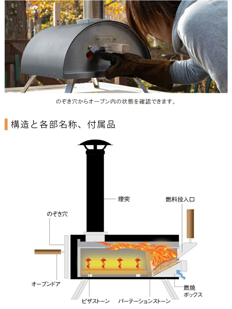 Fireside Kabuto カブト ピザパイ窯 ファイヤー立場 かぶと 手作り 携帯型 ピザ オーヴン 窯 運搬 焼き一皿分の料理 煮炊き 住家 ファミリー 所帯 サマーキャンプ アウトドア q 壱にキャンプ 家族キャンプ Daemlu Cl