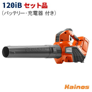 【Husqvarnaステッカー差し上げ物】 ハスクバーナ(Husqvarna) 36V バッテリーハンディブロワ 仕掛ける品(申し受ける器QC250 + 蓄電池BLi20 付き添い人) 【120iB SET】 (蓄電池 ブロワー ブロア コードレス 申し受ける式 園芸 ガーデニング 御役目 造園 屋内 室外 洗い濯ぎ 枯れ葉 落ち葉)