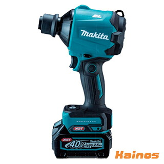マキタ(makita) 40Vmax 2.5Ah 充電式エアダスタ セット品(バッテリ・充電器・ケース・ 各種アタッチメント 付き) 【AS001GRD】 (エア 空気 空気入れ 空気抜き 吹き飛ばし 掃除 洗車 精密機器 清掃 プール 圧縮)｜Kainos 店