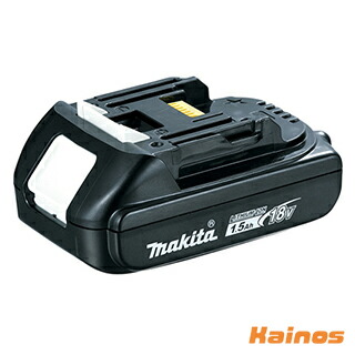 マキタ(makita) 18V 1.5Ah 横すべり式リチウムイオンバッテリ 【BL1815N (A-60311)】 (乾電池 蓄電池 申し受ける式手道具 手道具 備蓄 御役目 工事 一こま 農作業 お百姓さん DIY)