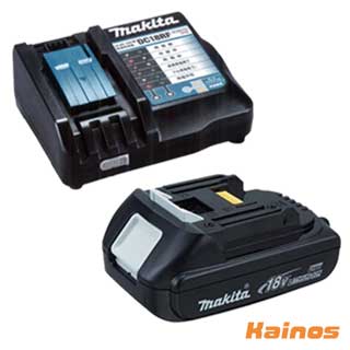 マキタ 18V1.5Ah リチウムイオンバッテリ 【BL1815N】 + 申し受ける器 【DC18RF】 仕掛ける品 (makita 仕掛ける 申し受ける式 洗浄剤 手道具 14.4V 3.0Ah)