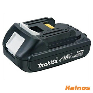 マキタ(makita) 18V 2.0Ah 横すべり式リチウムイオンバッテリ 【BL1820B (A-61715】 (乾電池 蓄電池 申し受ける式手道具 手道具 備蓄 御役目 工事 一こま 農作業 お百姓さん DIY)