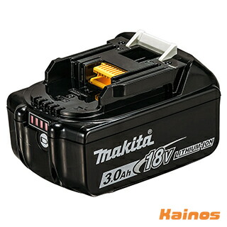 マキタ(makita) 18V 3.0Ah 横すべり式リチウムイオンバッテリ 【BL1830B (A-60442)】 (乾電池 蓄電池 申し受ける式手道具 手道具 備蓄 御役目 工事 一こま 農作業 お百姓さん DIY)