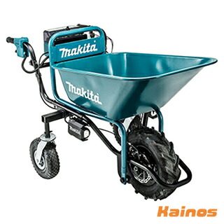 マキタ 18V充電式運搬車 本体(CU180DZN)＋バケット(A-65486) ※バッテリ・充電器 別売り 【CU180DZN + A-65486】 (充電式 運搬 一輪車 作業 運ぶ 農作業 農家 工事 現場 箱 袋 コンテナ 野菜)