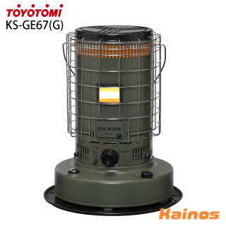 トヨトミ(TOYOTOMI ) 原油暖房器 GEAR MISSION オリーブ 【KS-GE67(G)】