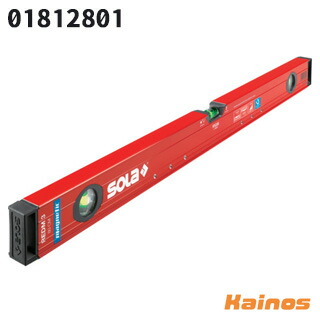 SOLA マグネチック 軽銀ボックス席気泡管水準器器 全長60糎 RedM360 【01812801】