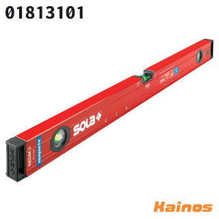 SOLA マグネチック 軽銀ボックス席気泡管水準器器 全長80糎 RedM380 【01813101】