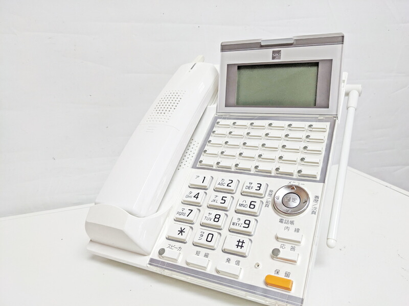 楽天市場】SAXA サクサ CL1020(W) 30ボタンDECTカールコードレス電話機