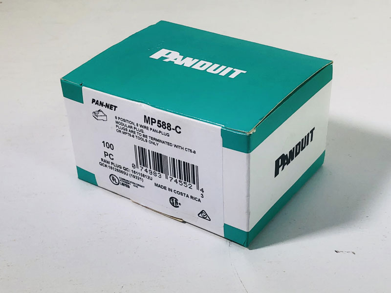 パンドウイット MP588-C 新品未開封品 PANDUIT パンドウイット MP588-C CAT5e対応RJ45 モジュラー