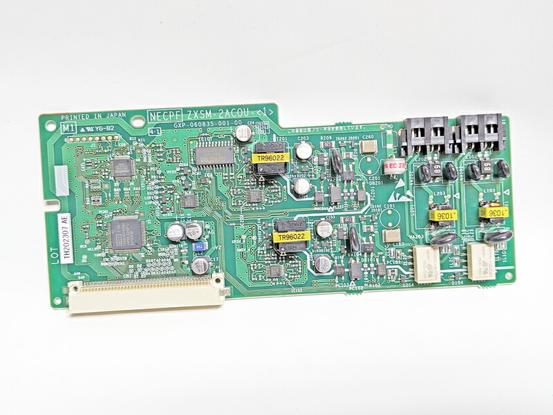 【中古】NTT ZXSM-2ACOU-(1)　NTT製　αZX　基板 2アナログ局線ユニット-「1」