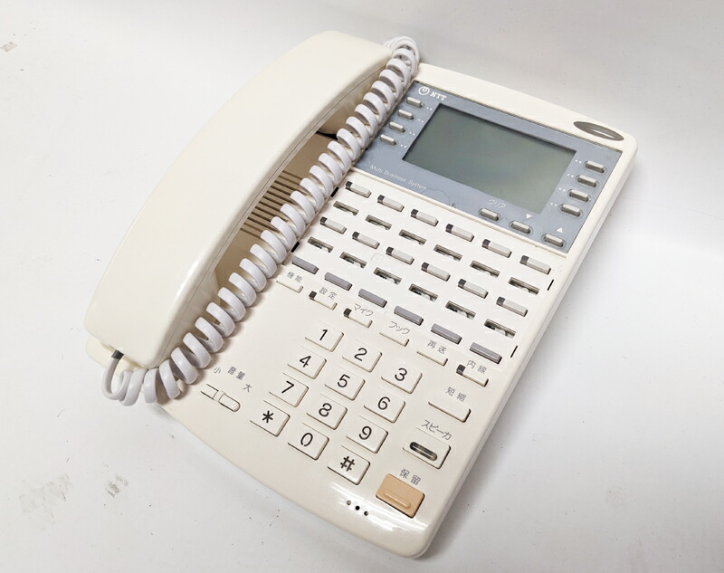 【中古】【示名状無し】NTT　IX-12LTEL-(2)：12ボタンバス標準電話機 ※中古品の為、日焼けや取れないキズがございます