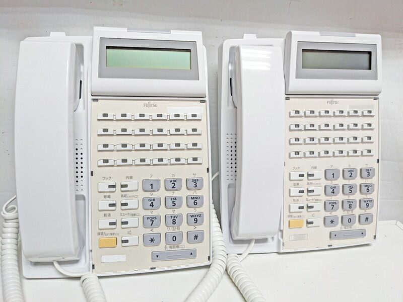 △ ・Ω ZJ1 カ7194)保証有 富士通 D-station PHS電話機 FC741C3 通電確認済