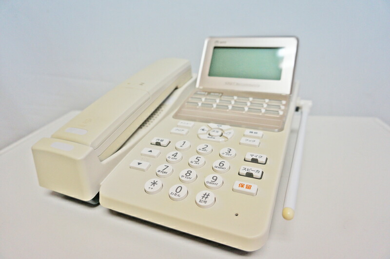 【中古】黄ばみがあるため特価品になります。A1-(18)CCLSTEL-(B1)(W)  NTTスマートネットコミュニティ αB1 18ボタンスターカールコードレス電話機 白 A1-18CCLSTEL-B1-W【動作試験・クリーニング済】