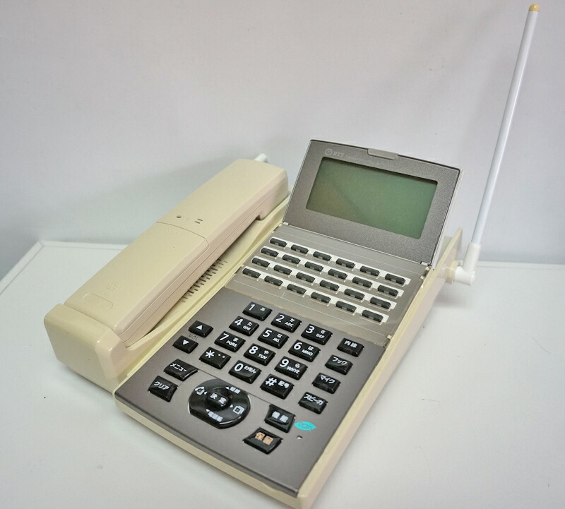 【中古】NTT αNX2 スターカールコードレス電話 白 商行為電話機、無線電話手合いのヘッドホーンなので席から少し離れて電話を掛けるができます NX2-(24)CCLSTEL-(1)(W)