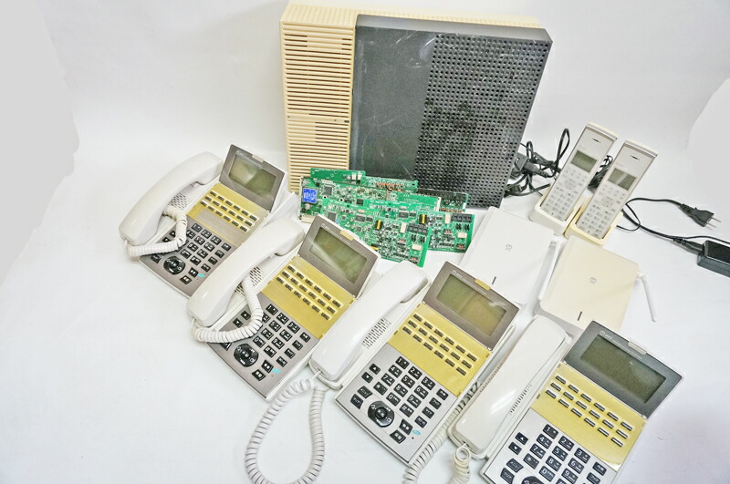 NTT αB1 主装置 電話機2台セット NTT 【中古】【据置用品有】ZXH-ME-(2) αZX Home 主装置