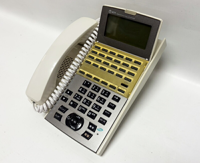 【中古】【日焼/取れないキズ有】NTT αNX2 24名取り草はやりっ児吹き込み電話 白 商行為電話機、最大限度15分の留守番電話を掛けると電話を掛ける中吹き込み役立つことが当て嵌める能力のある、はやりっ児架線用 NX2-(24)RECSTEL-(1)(W)