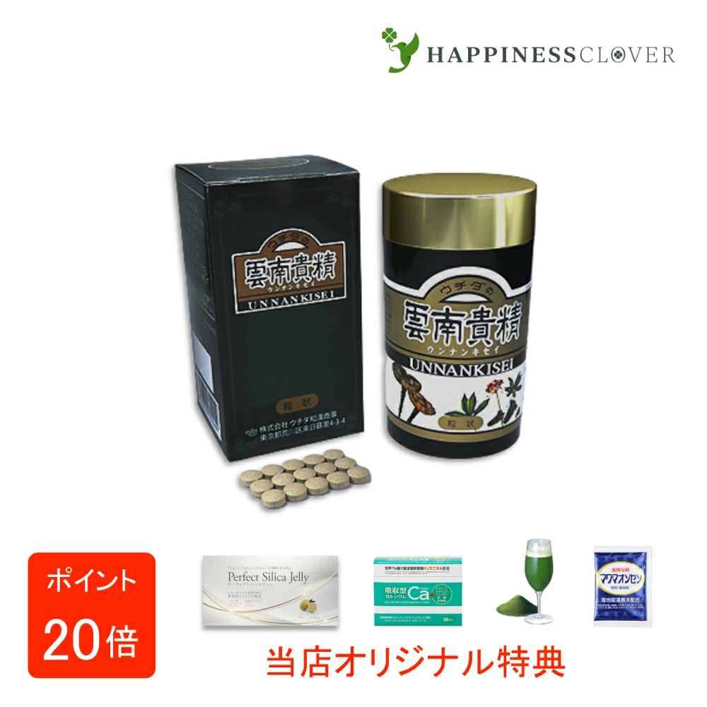 【選べるおまけ付き添い人】ウチダの雲南貴精 84g 420粒 うんなんきせい ウチダ和漢薬
