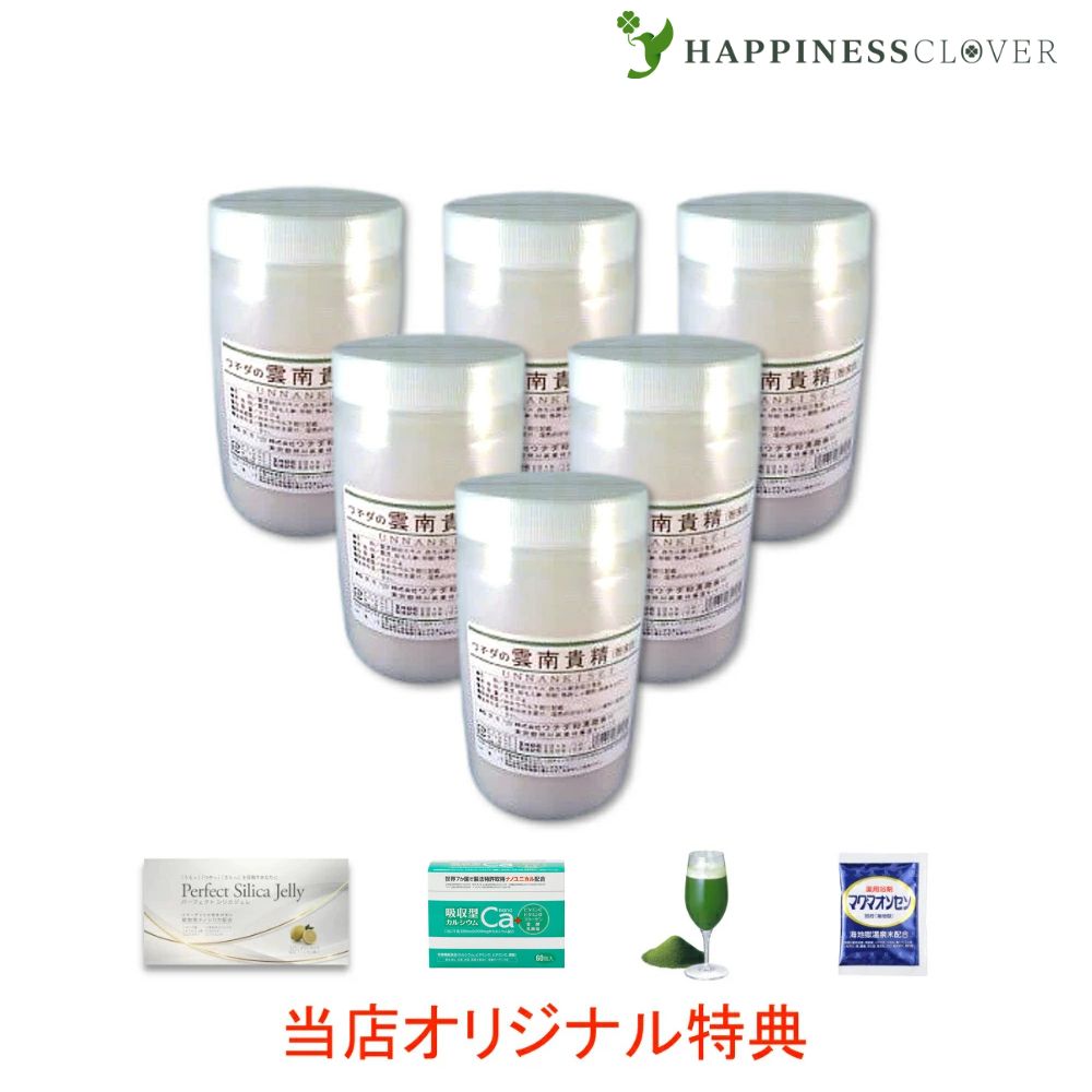 【選べるおまけ付き添い人】【6個仕掛ける】雲南貴精 細末 300ｇ うんなんきせい ウチダ和漢薬