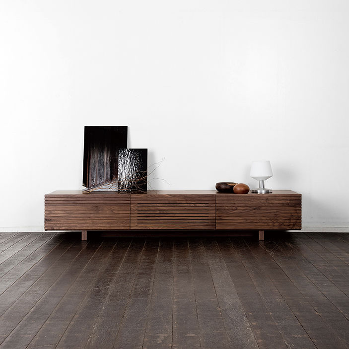 楽天市場】テレビ台 幅180cm タモ 無垢材/ ウォールナット 無垢