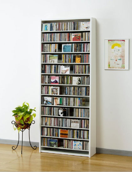 楽天市場】CD DVDラック 最大CD収納枚数924枚！最大DVD収納枚数400枚