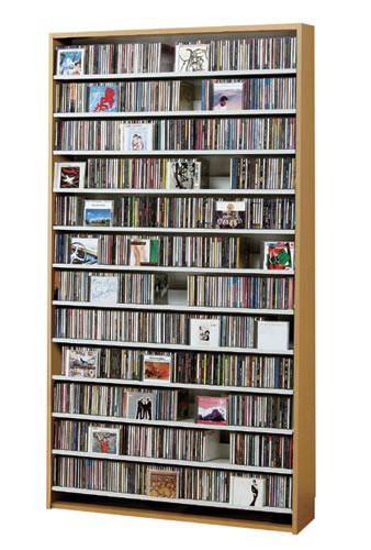 楽天市場】最大CD収納枚数695枚！最大DVD収納枚数180枚！ディスプレイ