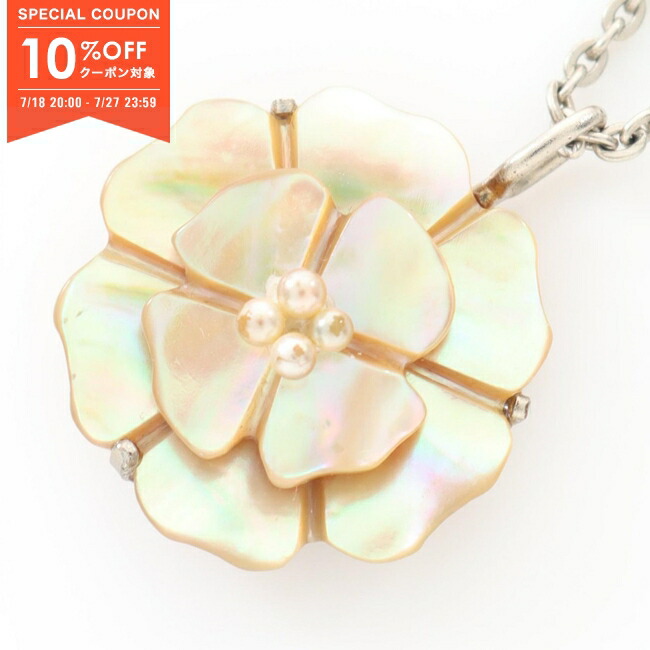 【上品な花モチーフ♪】CHANEL ネックレス 25A 花モチーフで上品なデザイン♡》CHANEL ネックレス