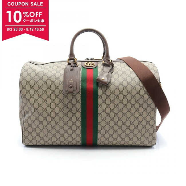 GUCCI グッチ ボストンバッグ GG柄　メンズ　旅行カバン　チャーム バッグ Amazon | [グッチ] バッグ メンズ ボストンバッグ GG柄