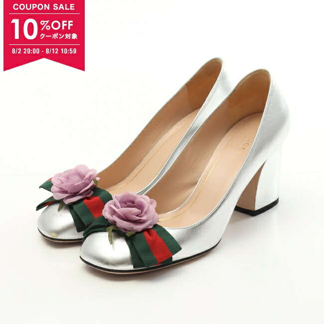 GUCCI グッチ ヒール パンプス 22.5 GUCCI グッチ ヒール ブラック ハイヒール サンダル 靴
