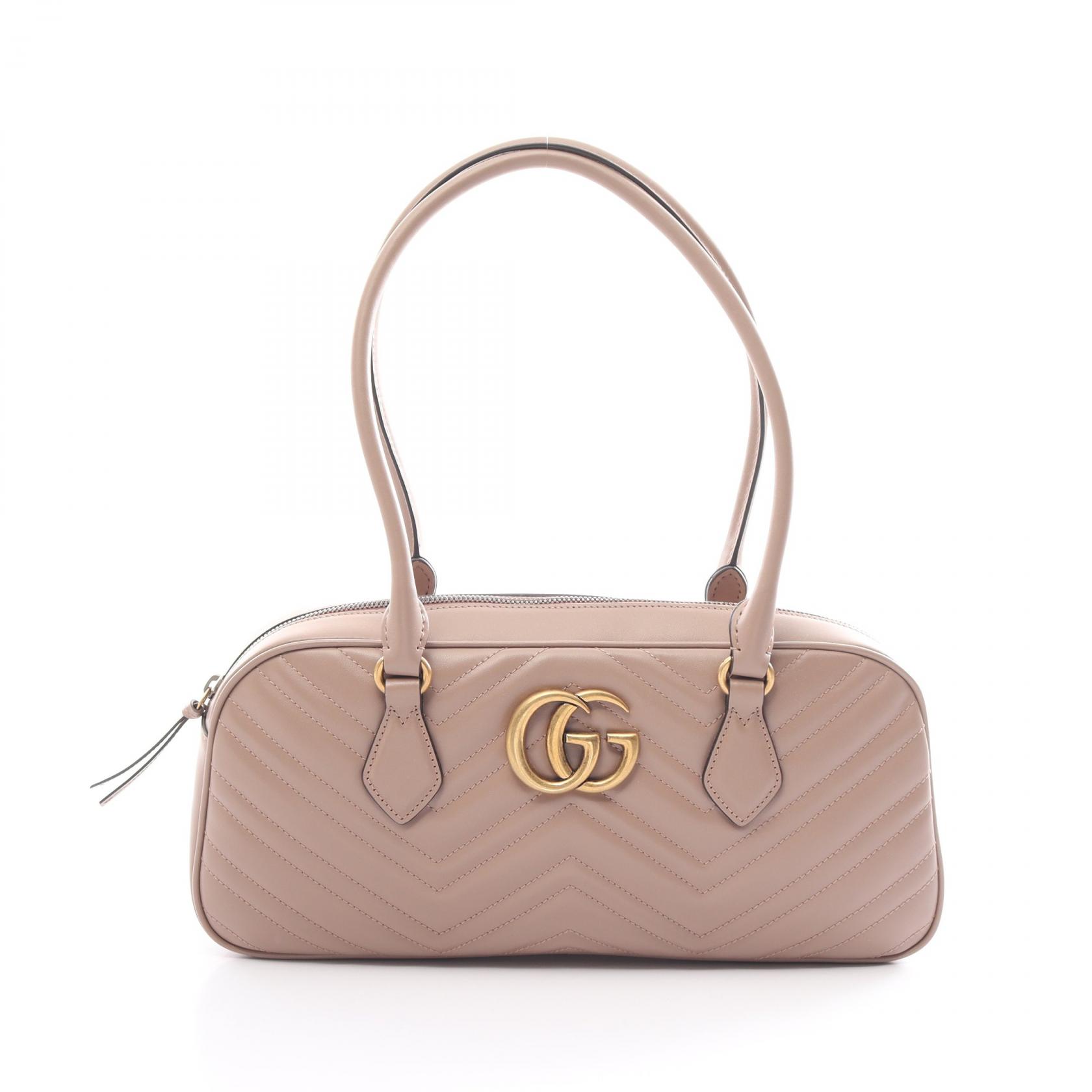 楽天市場】【美品】グッチ 【GUCCI】GGマーモント レザー トップ