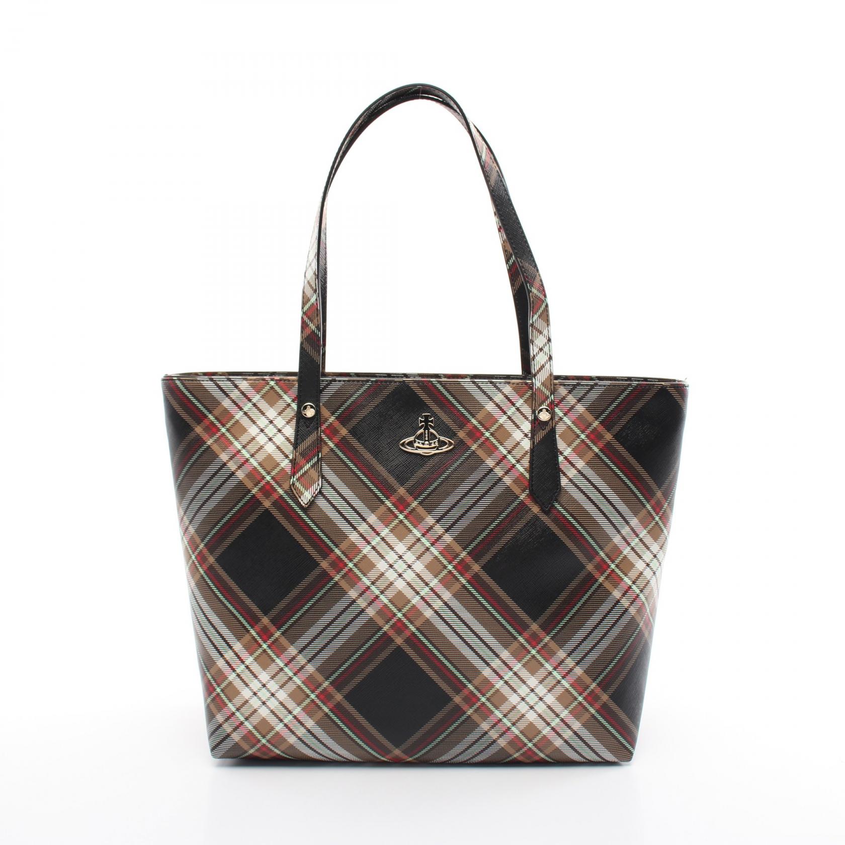 Vivienne Westwood オーブ ロゴ レザー アコード トートバッグ 2101218320084_1.jpg
