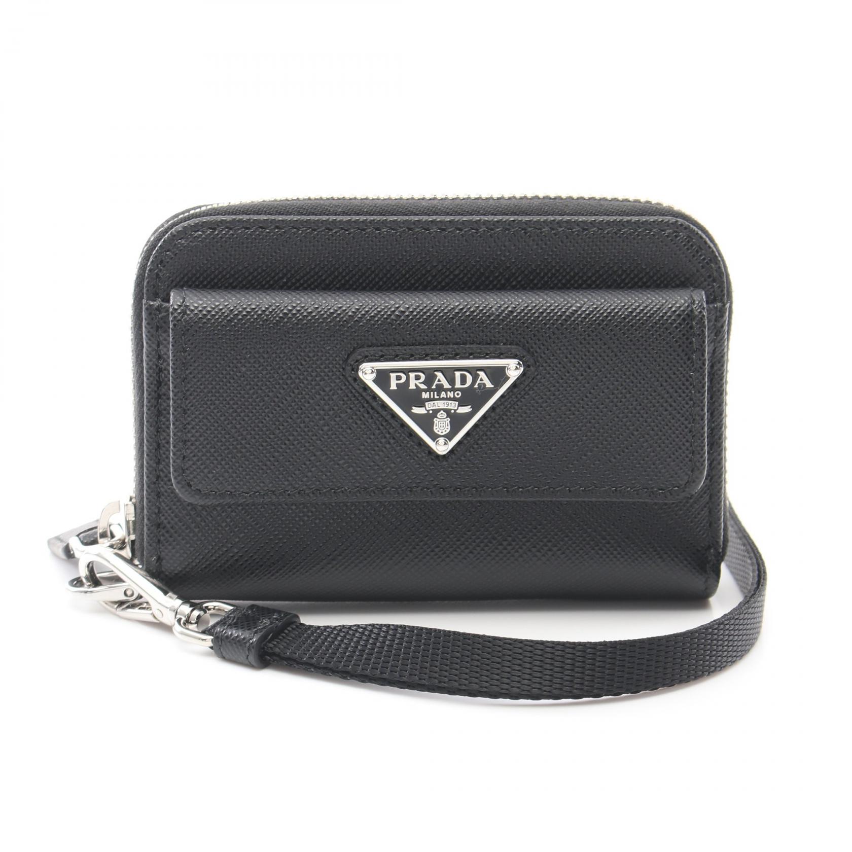 【美品】PRADA コインケース ミニウォレット PRADA サフィアーノレザー コインケース 財布 (PRADA/コイン