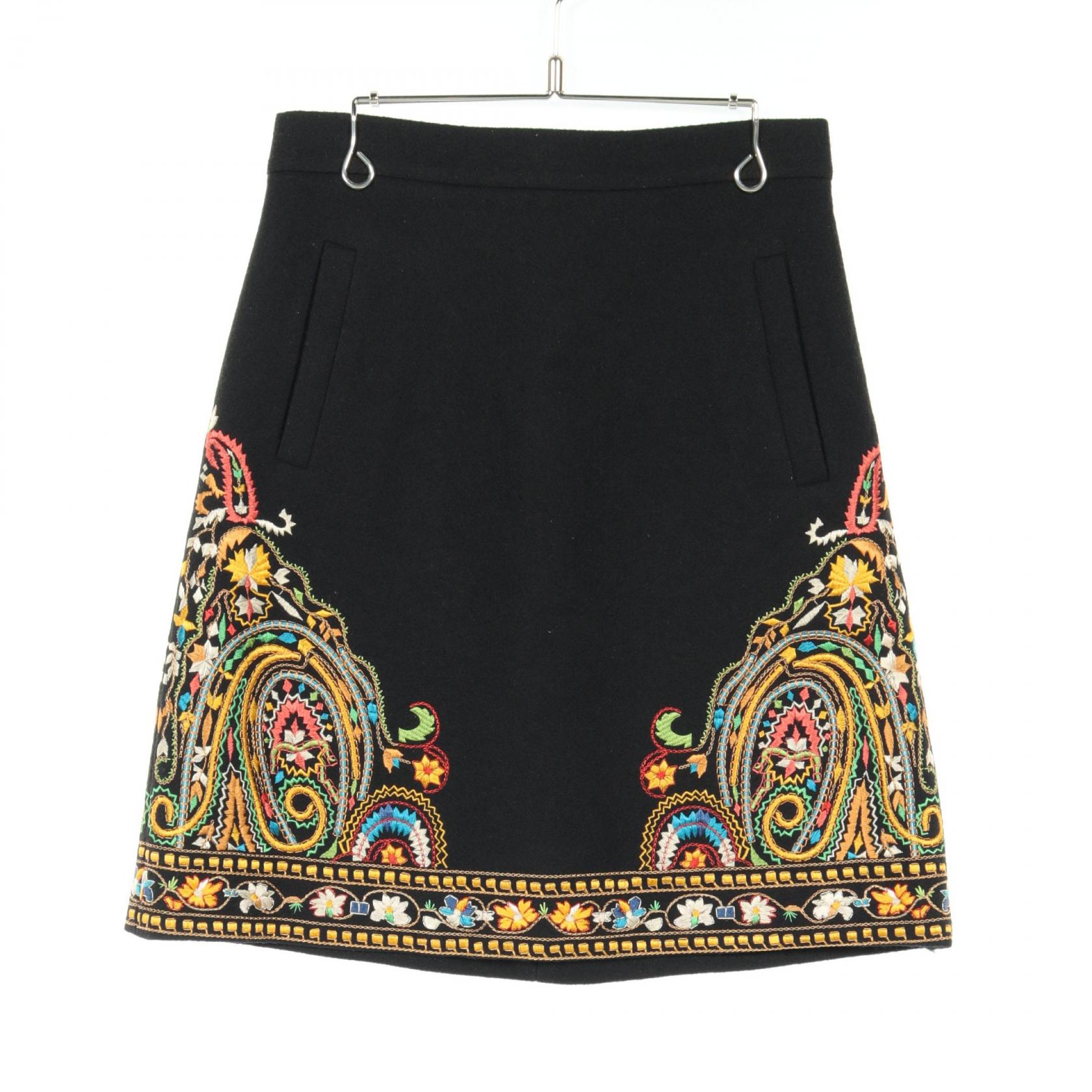 エトロ ETRO スカート 衣料品 ボトムス ウール レディース ブラック系 / マルチカラー 【中古】 楽天市場】エトロ ETRO スカート 衣料品 ボトムス ウール ブラック系