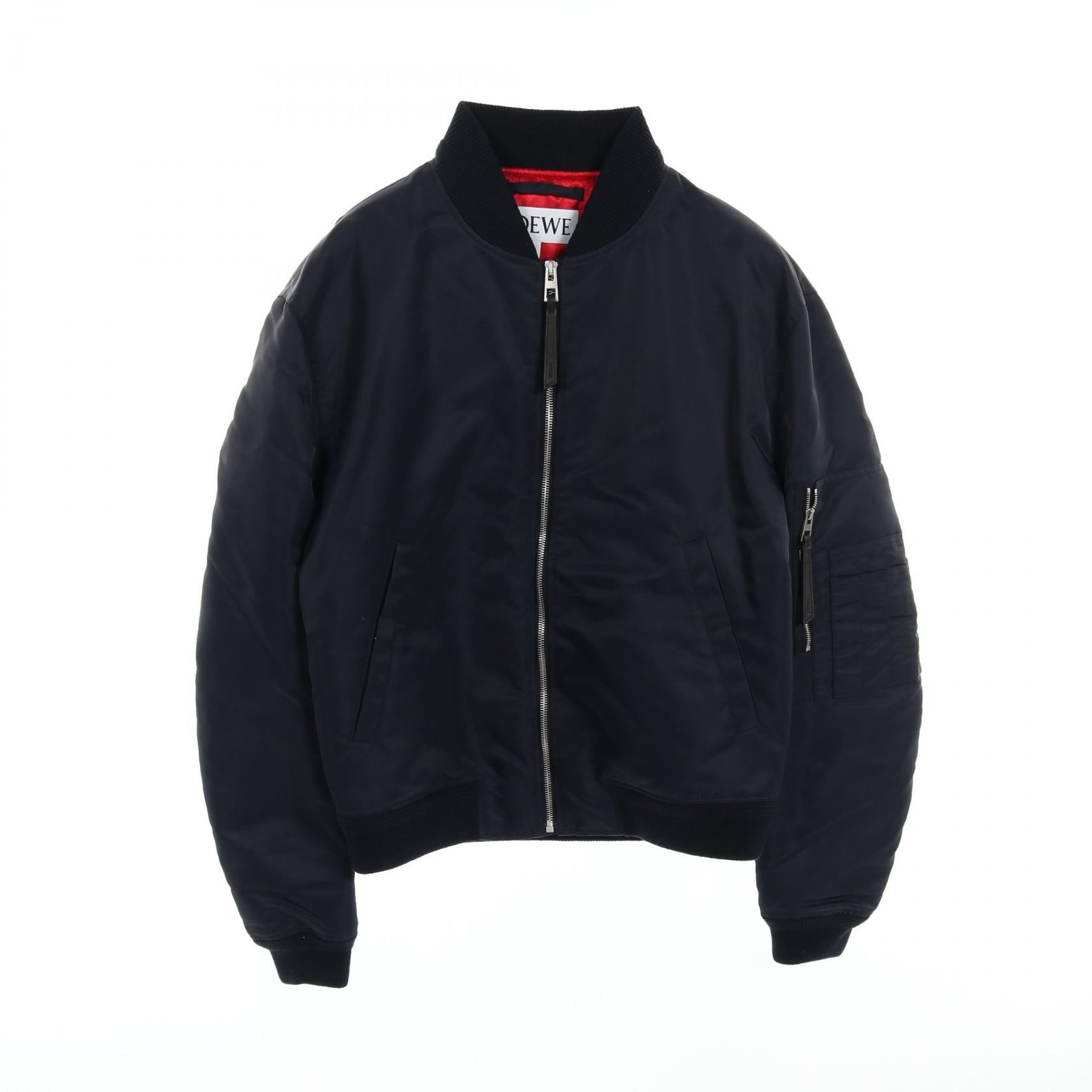 美品！アルベロベロ/ジャケット 楽天市場】ロエベ LOEWE シアリング ジップフロントジャケット