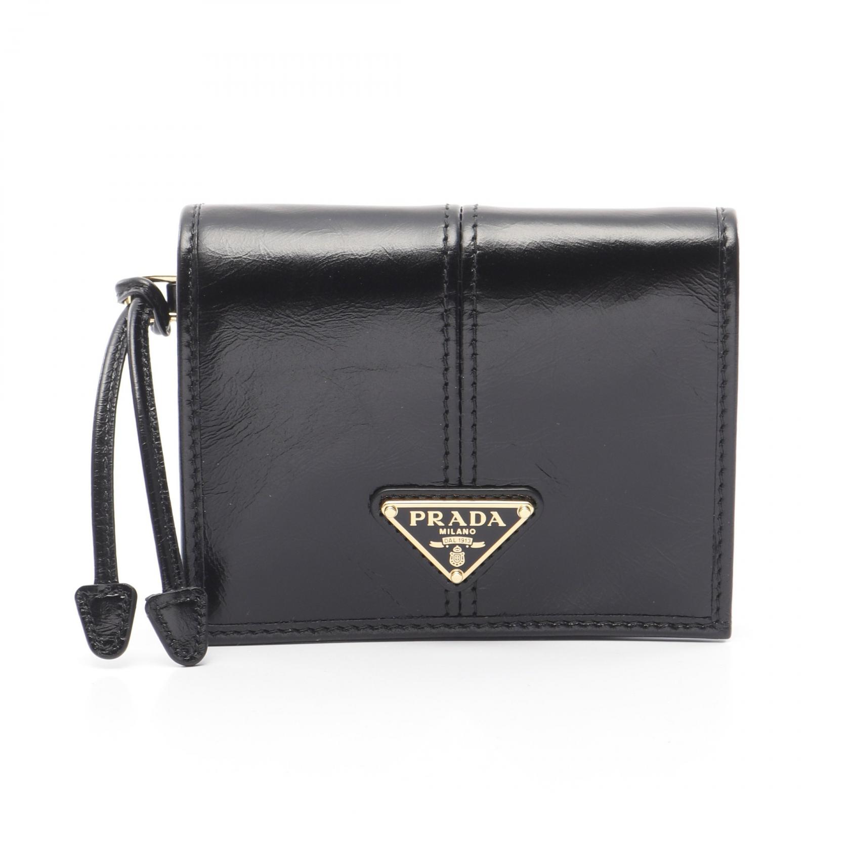 楽天市場】プラダ PRADA SAFFIANO TRIANG 二つ折り財布 財布  