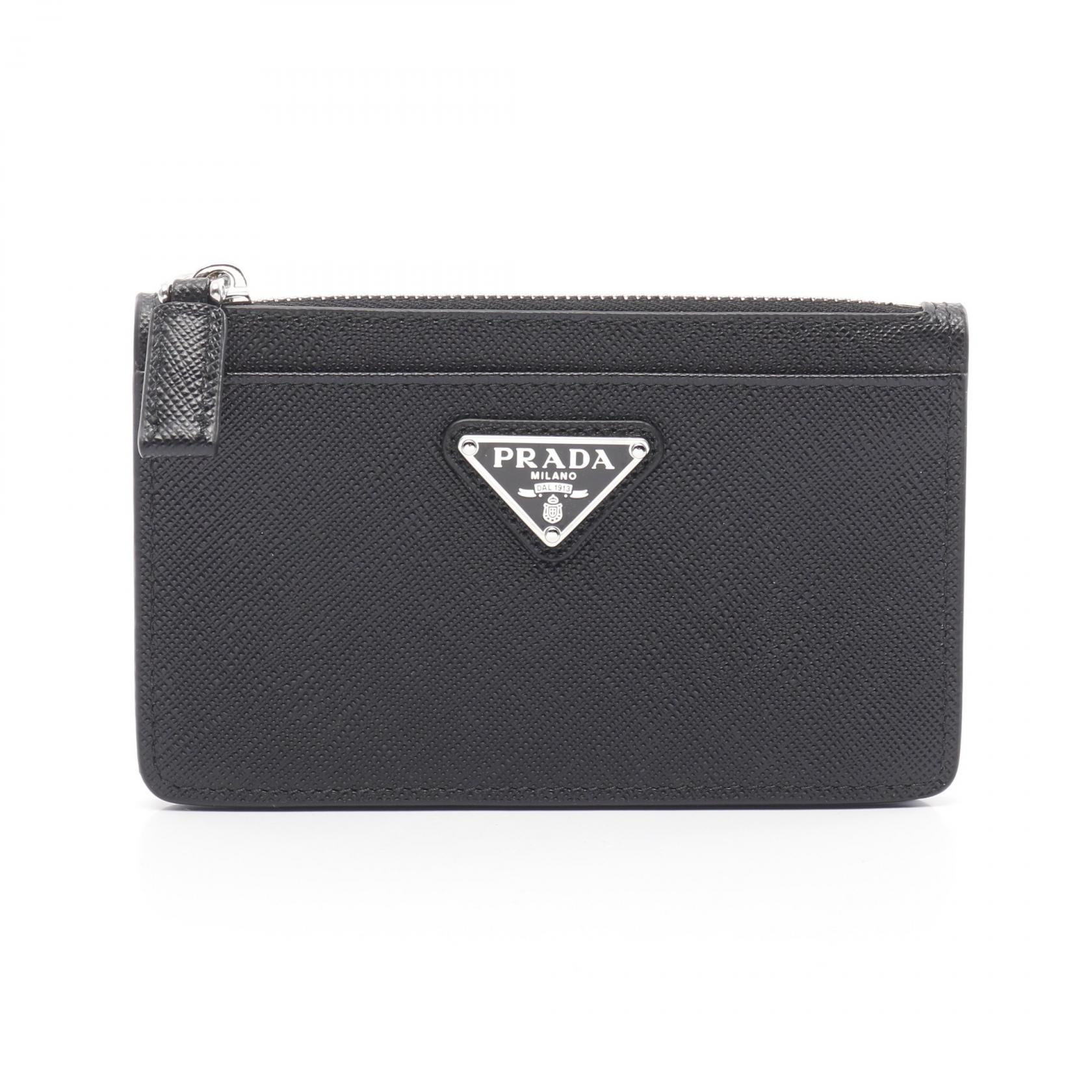 プラダ PRADA SAFFIANO TRIANGOLO ケース 財布 サフィアーノレザー レディース ブラック系 2MC084QHHF0002 【新品】 楽天市場】プラダ PRADA SAFFIANO TRIANGOLO コインケース 財布