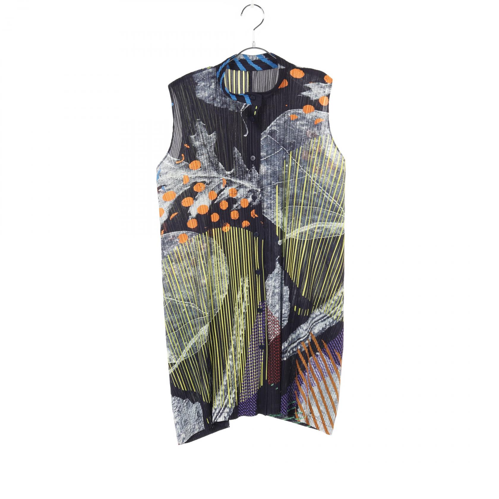 プリーツプリーズPLEATSPLEASE ノースリーブワンピース 4 大サイズ PLEATS PLEASE ISSEY MIYAKE - PLEATS PLEASE ISSEY MIYAKE